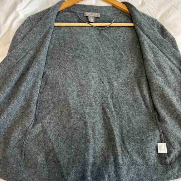 Charter Club 100% Cashmere Gray Cardigan Sweater XS 2-Ply Single Button - Picture 4 of 4